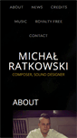 Mobile Screenshot of michalratkowski.com