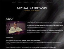 Tablet Screenshot of michalratkowski.com